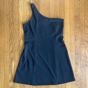 Outdoor Voices Black One Shoulder Dress - Size L